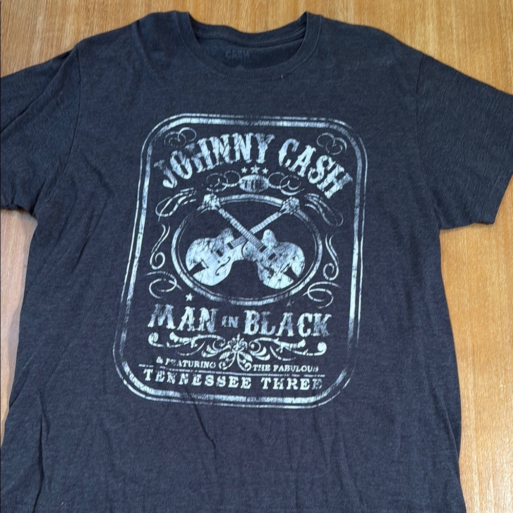 Johnny Cash Graphic T-Shirt - Black